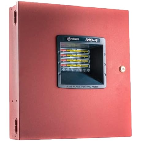 FIRE-LITE MS-4 Fire Alarm Control Panel