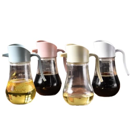 Aceitera Antigoteo Dispensador De Aceite Juego De 2 Botellas De Aceite De Vidrio For Cocina Doméstica, Botella De Aceite De Sésamo, Botella De Vinagre, Tarro De Condimento Vinagrera Botella Para Aceit
