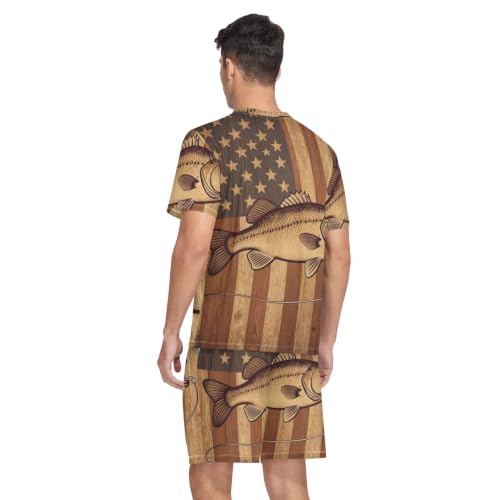 Camisas de pijama para hombre GuoChe el regalo perfecto para pescadores 2