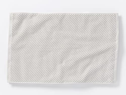 Coyuchi Air Weight Organic Twill Bath Mat, Fog (32
