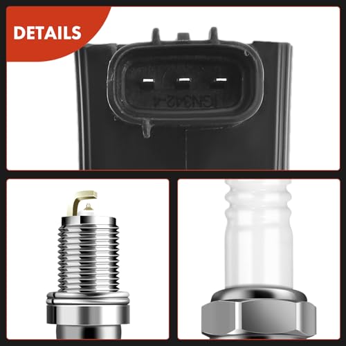 A-Premium Set of 6 Ignition Coil Pack and Iridium Spark Plugs Compatible with Suzuki Grand Vitara 2006-2008, SX4 2007-2008, 2.0L 2.7L by A-premium - Used condition - Image 8