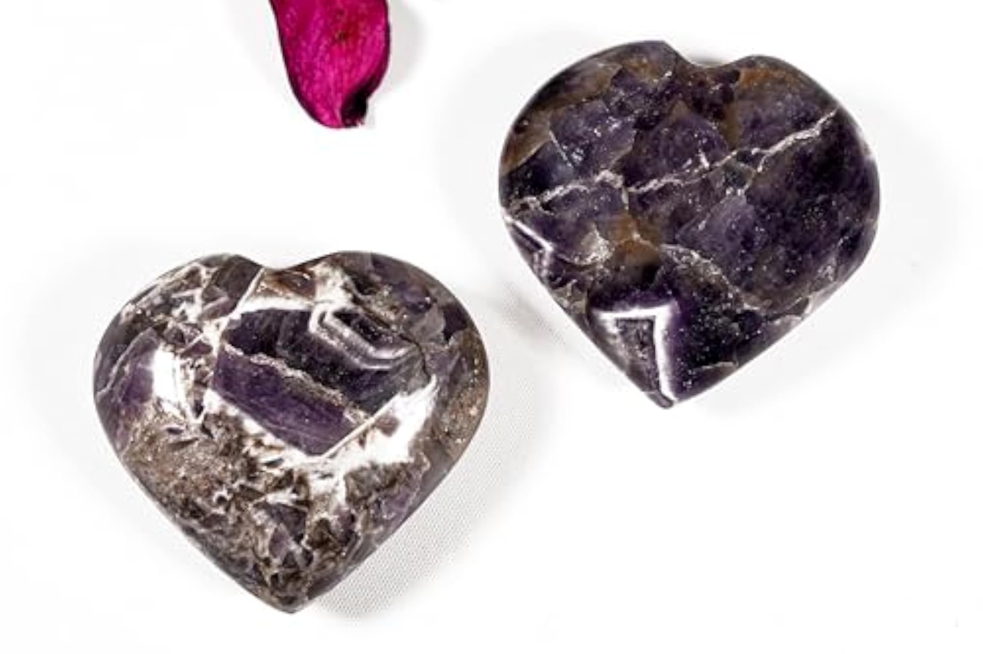 Arka Surya Crystals Natural Amethyst Puffy Heart