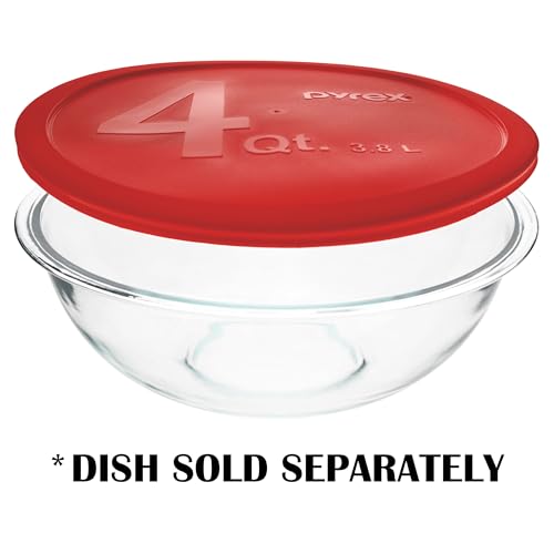 Tapa para Bowl Pyrex 4 Quart Roja Modelo 326-PC miniatura 3