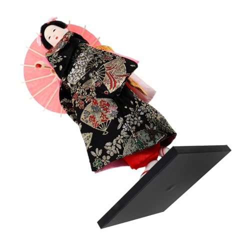 HYTROVE Muñeca Humanoide Muñeca Oriental Geisha Muñeca Tradicional Japonesa Decoración De Escritorio Japonesa Muñecas Chinas Estatua De Niña Japonesa Muñeca Kimono Geisha Japonesa Linaza