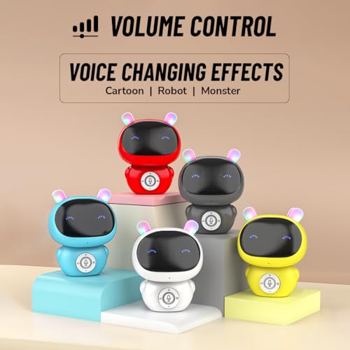 Image of Mirana Mr. Robot | Smart Interactive Talkback Toy for Kids | USB Rechargeable Type-C | in-Built Music | Best Gift for Boys & Girls 2 3 4 5 6 7 8+ Years (Grey)