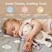 Moonkie Kuscheltier Baby, Hase Schnuffeltuch mit Silikon Beißring, Superweich Schmusetuch, Geschenke zur Geburt, Baby Spielzeug mit Strukturierten Bändern, Crinkle Ohren, Babygeschenke für Mädchen