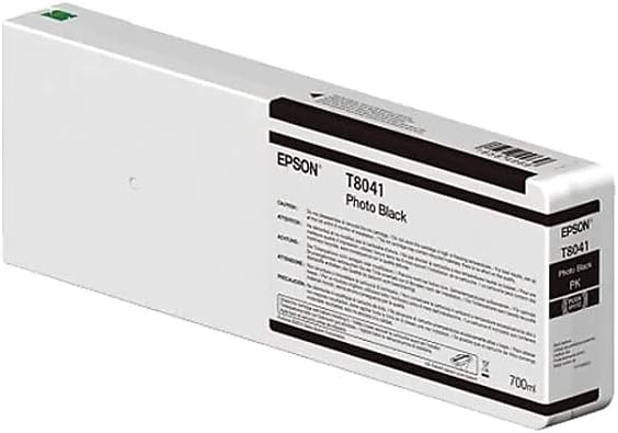 Epson UltraChrome HD Photo Black 700mL Ink Cartridge for SureColor SC P6000/8000/7000/9000 Series Printers