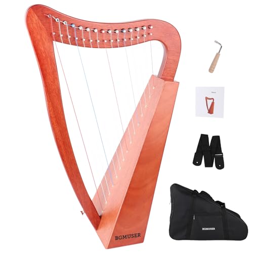 BGMUSER 15 String Lyre Harp