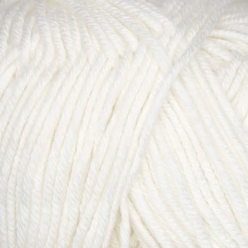 Image of JubileeYarn Bamboo Cotton Sport Yarn - 50g /Skein - Cotton White - 8 Skeins