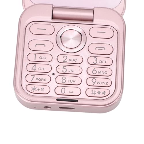 Teléfono celular con tapa de teclas grandes para personas mayores con botón de linterna y cordón 5