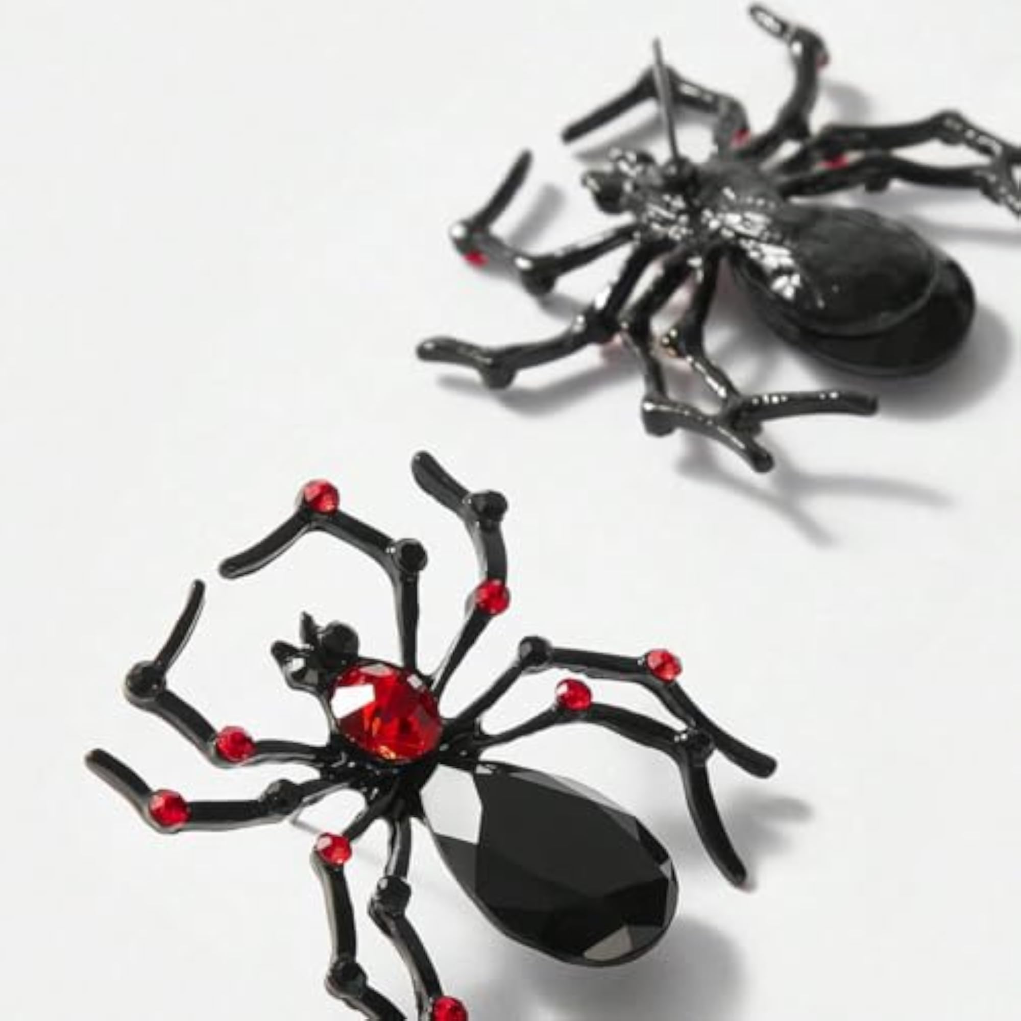 Women's Dark Mini Spider Stud Earrings, Unique Design