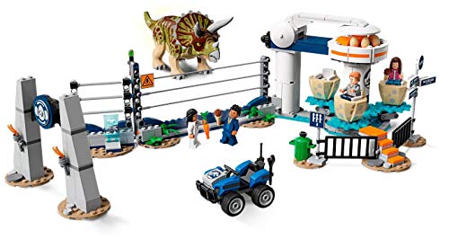 LEGO Jurassic World - Caos del Triceratops Juguete de construcci&oacute;n de...