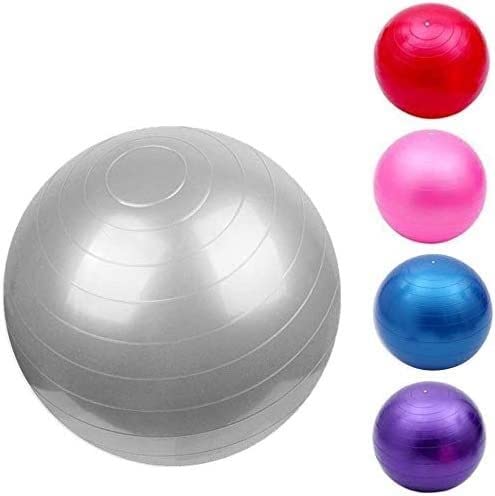 Ballon d'accouchement ELzEy gris pour soulager le dos à la maison