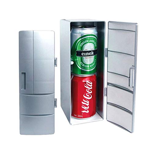 USB-Minikühlschrank 5V / 1000MA USB-tragbarer Tragbarer Minikühlschrank Mit Kühl- Und Wärmefunktion, Kühlschrank Für Office-Desktop-PC-Auto