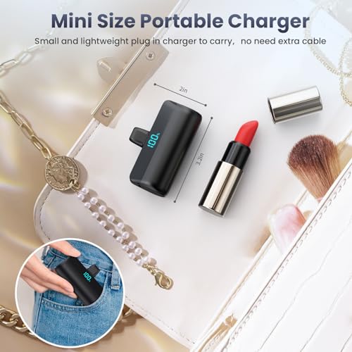 Feob-Mini-Power-Bank-para-iPhone-5200mAh-20W-PD-Cargador-Portatil-Ultra-Compacto-Bateria-Externa-Powerbank-con-Pantalla-Digital-Compatible-con-iPhone-1414-Pro-Max13-Pro131211XRXS876s-y-Mas