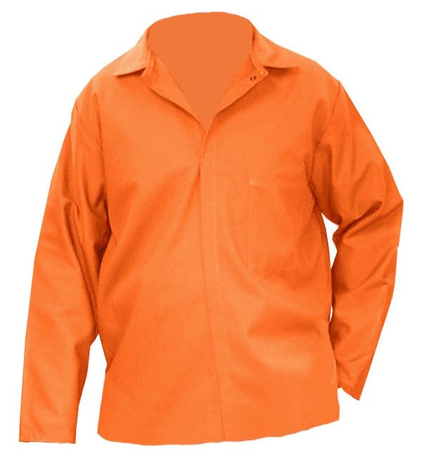 MOLLIFII Flame Resistant Jacket, Orange, Whipcord Indura, XL, Mfr: OWCP 9450-30-A