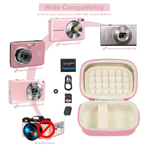 Funda Digital para Cámara Compatible con Canon PowerShot ELPH 180 y Sony DSCW800 miniatura 5