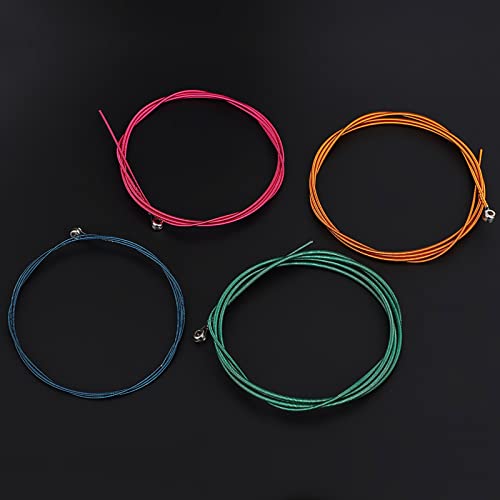 Cordas De Baixo, Cordas De Baixo Elétrico Liga De Níquel De Aço, Cordas De Baixo De 4 Cordas Colorid