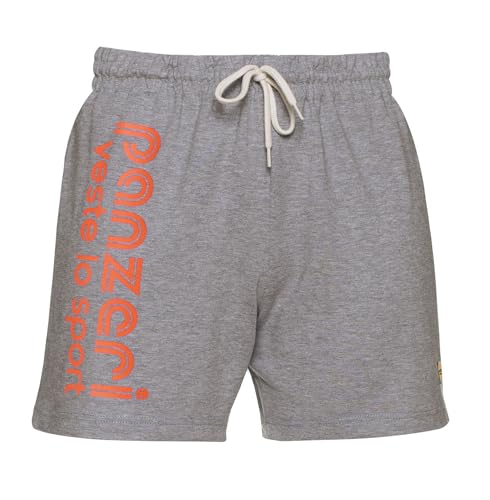 panzeri Short Uni A - Gris chiné/Orange Fluo - Taille L