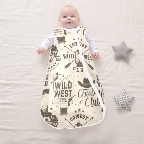Image of vvfelixl Bright Funny Dinosaurs Baby Sleeping Bag Sleep Sack,Baby Wearable Blanket Sleep Suit for 0-6 Months
