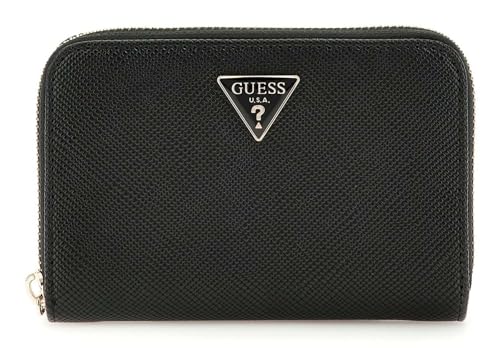 GUESS Rosalba SLG Medium Zip Around Wallet M Black