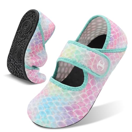 Image of Water Shoes for Women Men Barefoot Beach Swim Aqua Socks Summer Wide Slides Sandals Quick Dry Pool River Sea Sock Shoes