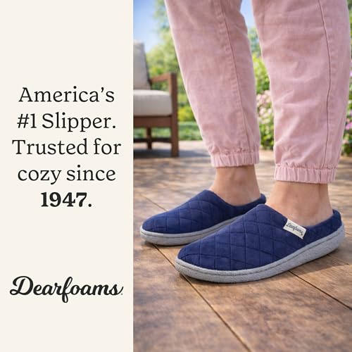 Image of Leslie Terry Clog House Shoes with Memory Foam, Indoor Slippers with Wide Widths
