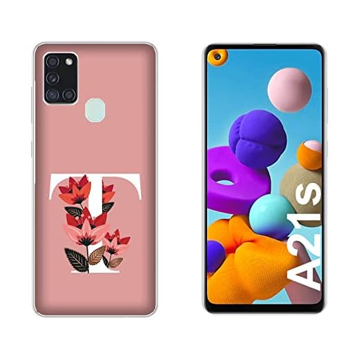 Mobilskal Skal kompatibel för Samsung Galaxy A21s Ursprungligt namn T med blommor/Tryck även på sidorna/Telefon Hård Snäpp på Anti-halk Anti-repor Stöttålig Skyddsstyv