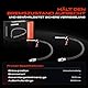 Frankberg 2x Handbremsseil Handbremsseile Hinten Kompatibel mit 300 C LE LX 2.7L 3.0L 2004-2012 300 C Touring LE LX 2.7L 3.0L 2004-2010 Replace# 4779260AD