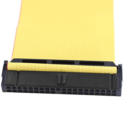 Cable IDE HDD ATA 40 Pin 40cm Amarillo miniatura 4