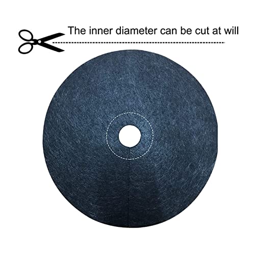 4 STUKS Niet-geweven boombescherming Matten onkruid controledoek mulch ring ronde wiet barrière plant dekking for indoor… - Afbeelding 4