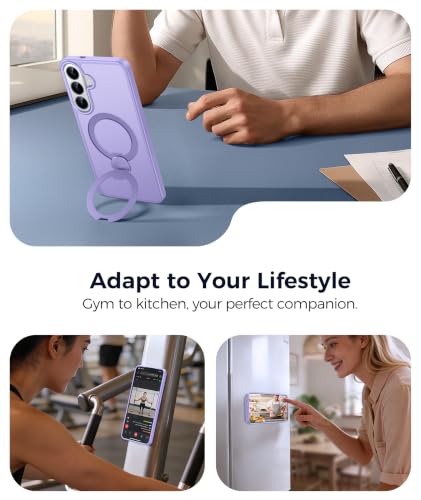 Image of FNTCASE for Samsung Galaxy S26 FE Case with 360 Spin Magnetic Stand