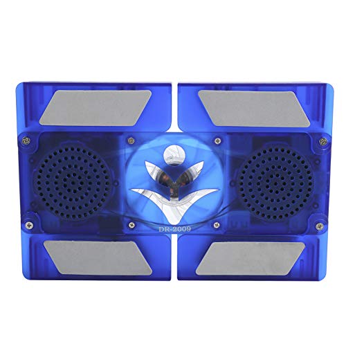 Base de enfriamiento para laptop con 2 ventiladores LED azules miniatura 2