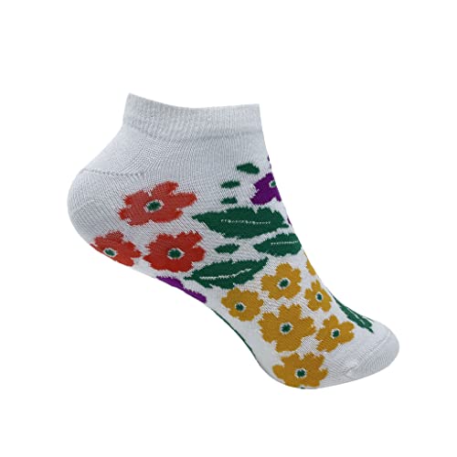 Image of Mint & Oak Low Cut Ankle Women Socks, Christmas Gift Quirky Socks For Friends, Cute Funky Socks, Christmas Secret Santa Gifts For Women