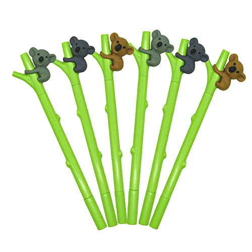 Set de 24 bolígrafos gel con diseño de koala miniatura 6