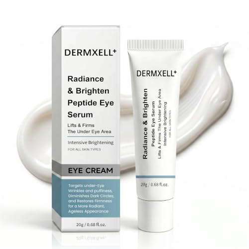 DERMXELL Lift & Brighten Peptide Eye Serum Instant Firming Under Eye Cream