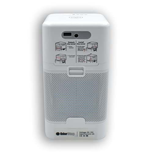 Odorstop Osap2W Hepa Air Purifier For Areas Up To 300 Sq Ft With Usb Charger, White #TOP6