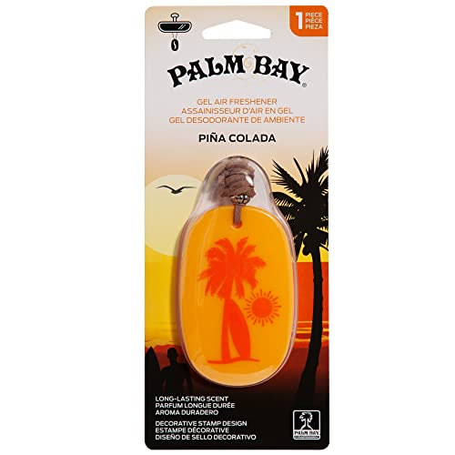 Image of Plasticolor 005313R01 Beach Day Pina Colada Scented Gel Air Freshener