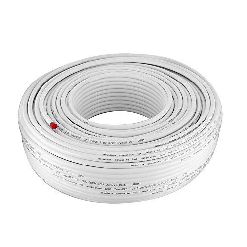 Preisvergleich Produktbild FlowerW 200M PEX AL PEX Aluminium und Kunststoffrohr für Radiant Fußbodenheizung 16X2MM Sauerstoff Heizung Rohr für Solarenergie Wasser (200M)