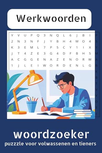 Dutch werkwoorden woordzoeker: woordzoeker met makkelijk leesbare tekst over Nederlandse werkwoorden, Nederlandse boeken en meer | 6x9 inches, 50 ... voor vakantie en feestdagen. (Dutch Edition)