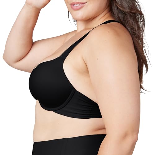 Image of Spanx Smooth Bra-Llelujah! Lightly Lined Racerback Bra - Full Coverage Comfort and Front Closure - Everyday T-Shirt Bra