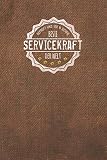 Geprüft und 100 % sicher beste Servicekraft der Welt: Der perfekte Terminplaner für Frauen, die im Service servieren | Geschenkidee | Geschenke | Geschenk
