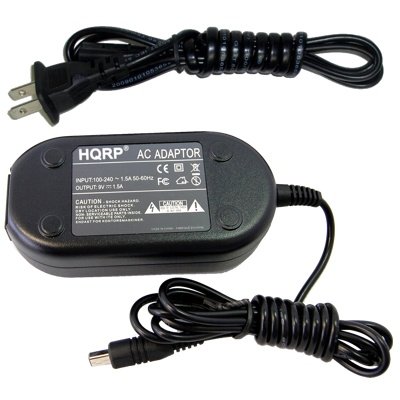 HQRP AC Adapter/Power Supply Compatible with Samsung ED-AD9NX01 / AD9NX01 NX5 NX10 NX100 Digital Camera with USA Cord & Euro Plug Adapter