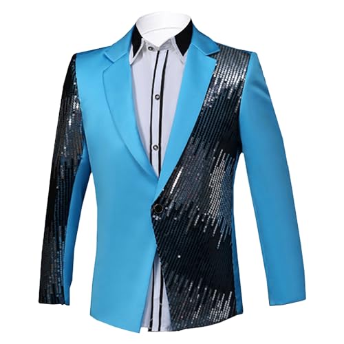 Veste de costume à paillettes idéale pour costume de marié moderne