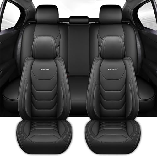車用シートカバー に適用 MINI ミニ クラブマン F54 CLUBMAN カーシート クッション カバー 5席 レザー シートカバー アクセサリー 汚れ防止 内装 カーマット(黒,標準版)