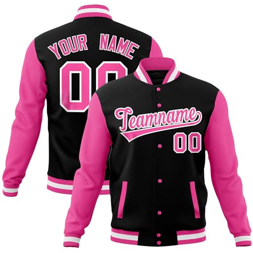 KXK Custom Baseball Varsity Jacket Lightweight Bomber Coats Personalized Stitched Text Logo for Men Women Youth