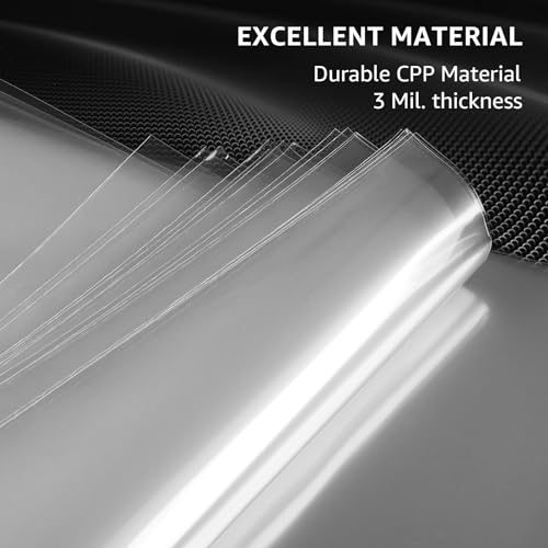 image for KTRIO 20 Pcs Upgrade Record Sleeves for Vinyl Records - Clear 3 Mil. V
