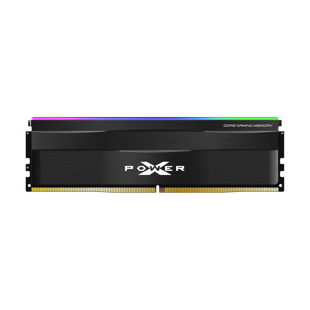 Silicon Power SP016GXLWU60FFSF - Modulo di memoria RAM DDR5 16 GB Zenith RGB 6000MT/s (PC5-48000) 288 pin CL36 1,35 V UDIMM Desktop
