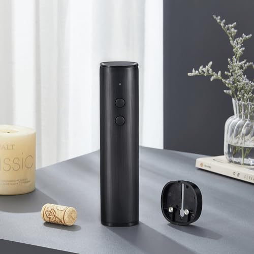 Villsure Electric Can Opener, Kitchen Countertop Appliance. Effortlessly open cans with one-touch operation! Features auto-stop safety, compact design for space-saving