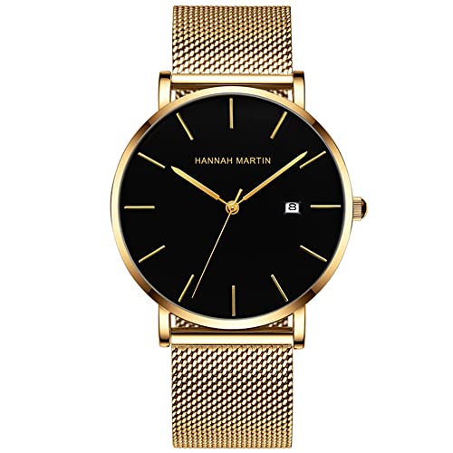 Lista de Reloj Puma Original - los preferidos. 48 Relojes de Pulsera para Hombre con Calendario, Caja Fina Minimalista Relojes Hombre Casual Reloj Hombre De Cuarzo Impermeable